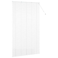 vidaXL Venetian Blinds White 220 x 130 cm Aluminium 6