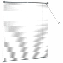 vidaXL Venetian Blinds Dark Grey 130 x 115 cm Aluminium 6