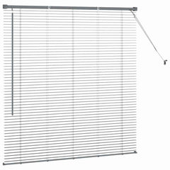 vidaXL Venetian Blinds Dark Grey 130 x 135 cm Aluminium 6