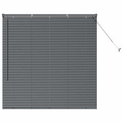 vidaXL Venetian Blinds Dark Grey 130 x 135 cm Aluminium 2