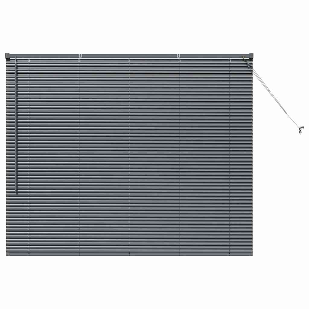 vidaXL Venetian Blinds Dark Grey 130 x 160 cm Aluminium 2