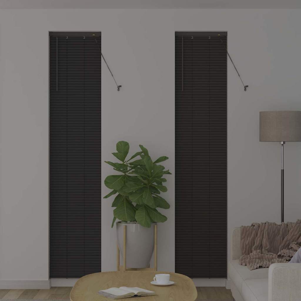 vidaXL Venetian Blinds Dark Grey 220 x 40 cm Aluminium 3