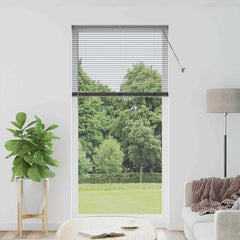 vidaXL Venetian Blinds Dark Grey 220 x 100 cm Aluminium 1