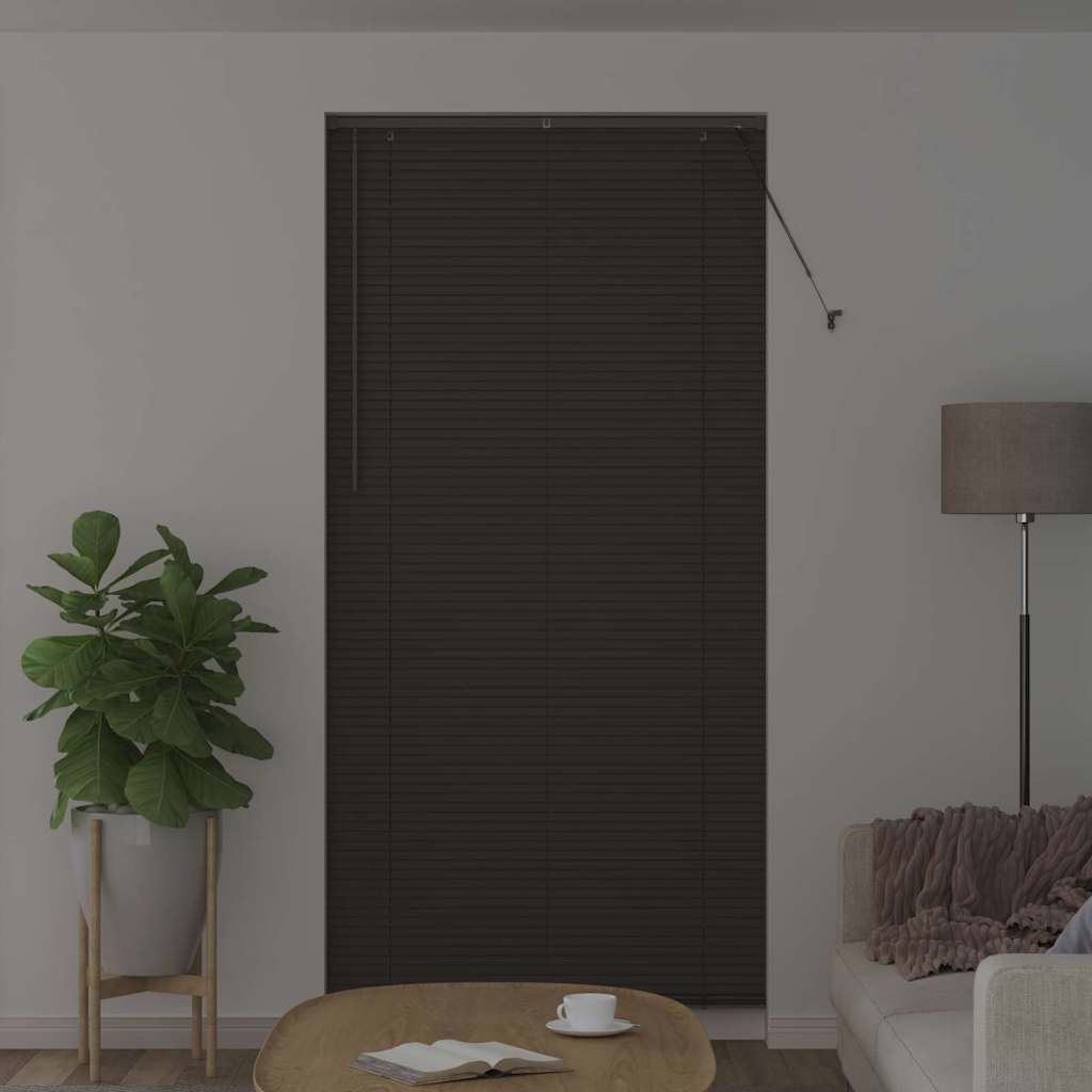 vidaXL Venetian Blinds Dark Grey 220 x 100 cm Aluminium 3
