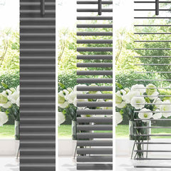 vidaXL Venetian Blinds Dark Grey 220 x 100 cm Aluminium 4