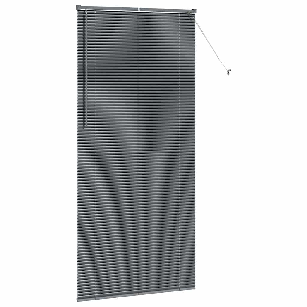 vidaXL Venetian Blinds Dark Grey 220 x 100 cm Aluminium 5