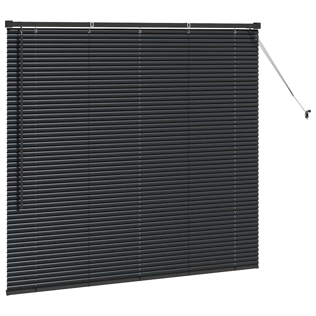 vidaXL Venetian Blinds Black 130 x 145 cm Aluminium 5