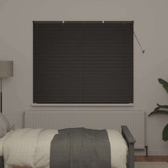 vidaXL Venetian Blinds Black 130 x 155 cm Aluminium 3