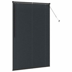 vidaXL Venetian Blinds Black 175 x 110 cm Aluminium 5