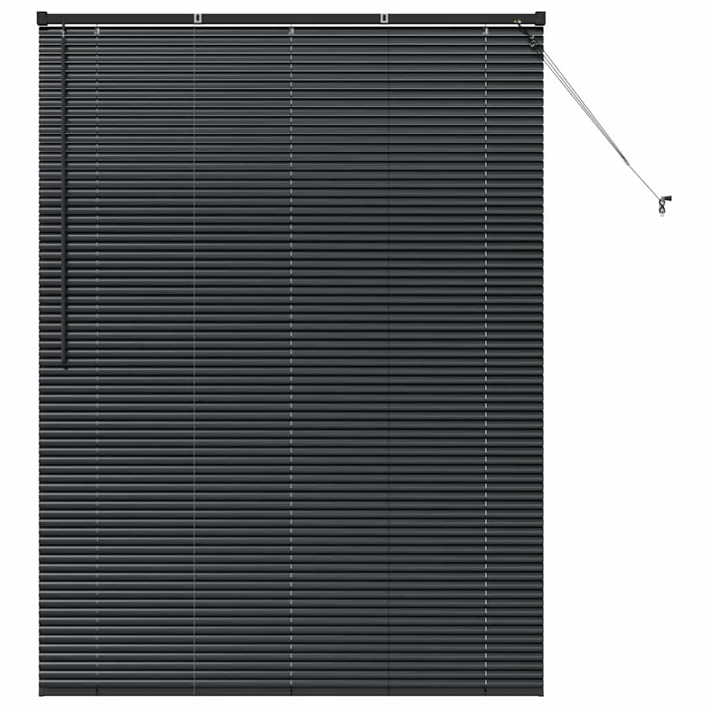vidaXL Venetian Blinds Black 175 x 125 cm Aluminium 2