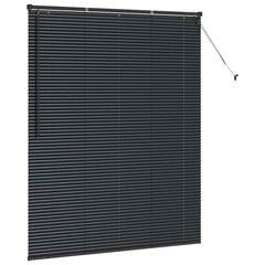 vidaXL Venetian Blinds Black 175 x 150 cm Aluminium 5