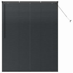 vidaXL Venetian Blinds Black 175 x 150 cm Aluminium 2