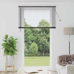 vidaXL Venetian Blinds Black 220 x 125 cm Aluminium 1