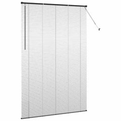 vidaXL Venetian Blinds Black 220 x 145 cm Aluminium 6