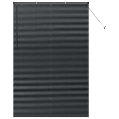 vidaXL Venetian Blinds Black 220 x 145 cm Aluminium 2