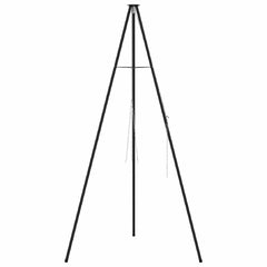 vidaXL Campfire Tripod Black 92 x 92 x 191.5 cm Steel 4