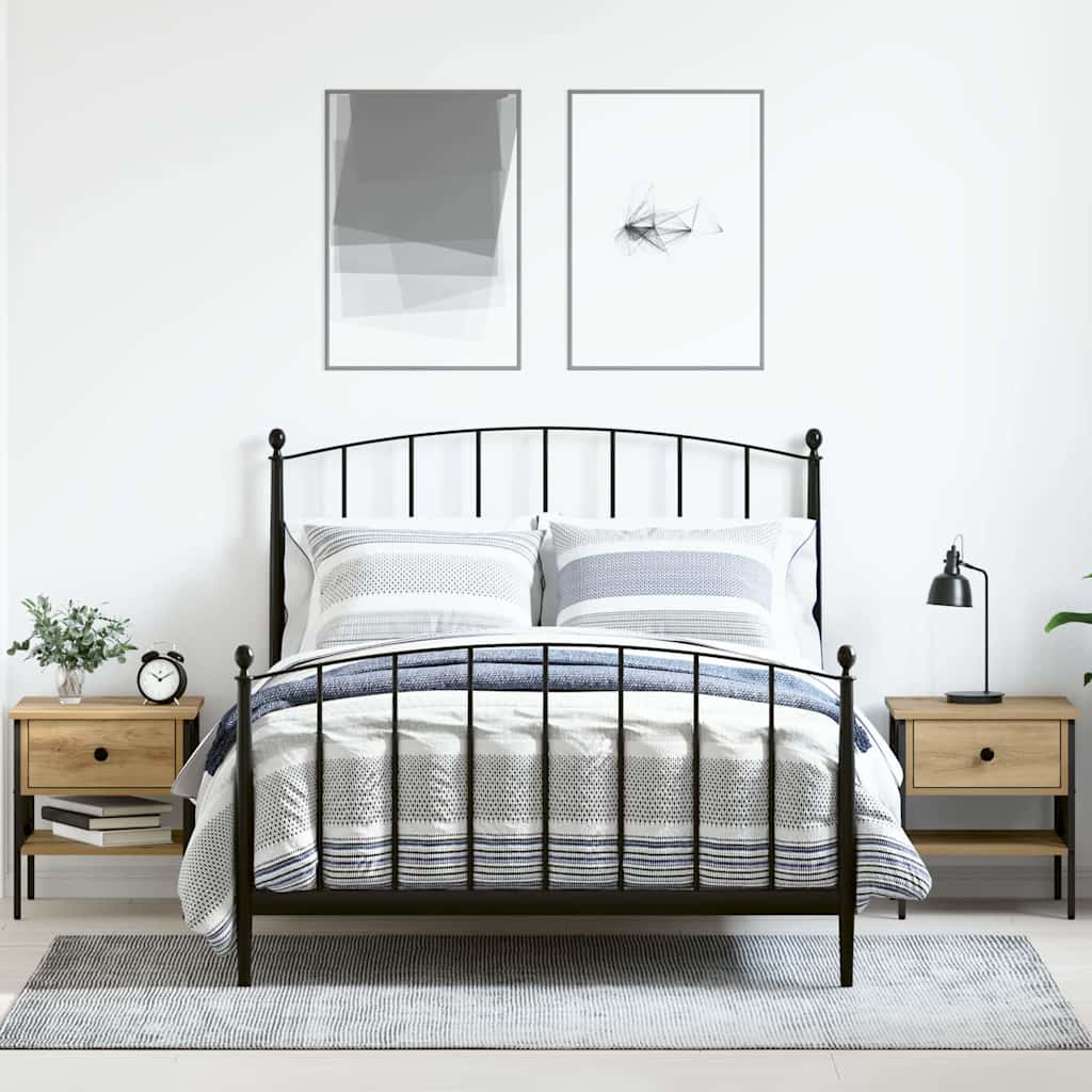 vidaXL Bedside Tables 40x42x45 cm Engineered Wood