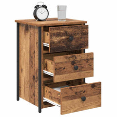 vidaXL Bedside Cabinet Brown 40 x 36 x 60 cm Solid Reclaim Wood 3
