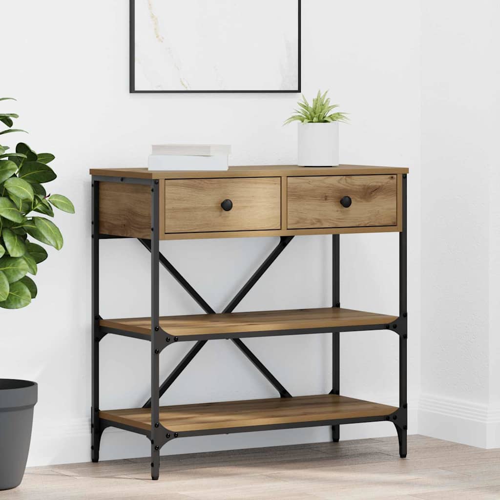 vidaXL Console Table 75x34.5x75 cm Engineered Wood