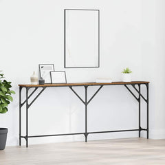vidaXL Console Table Old Wood 180 x 23 x 75 cm 1