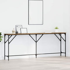 vidaXL Console Table Old Wood 200 x 29 x 75 cm 1