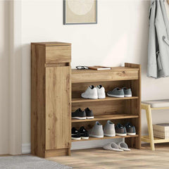 vidaXL Shoe Cabinet 100.5x28x100 cm Engineered Wood