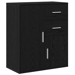 vidaXL Sideboard Black Oak 60 x 31 x 70 cm Engineered Wood 2
