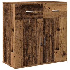 vidaXL Sideboard Old Wood 78 x 38 x 80 cm Engineered Wood 2