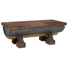 vidaXL Coffee Table Natural 90 x 50 x 35 cm Wood 2