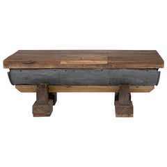 vidaXL Coffee Table Natural 90 x 50 x 35 cm Wood 4