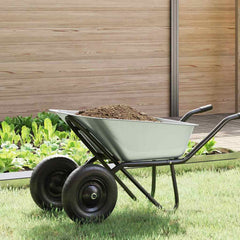 vidaXL Wheelbarrow Tray Replacement Silver 88 x 60 x 32 cm 1