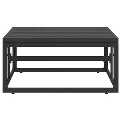 2 pcs Outdoor Furniture Metal Black and Anthracite Table