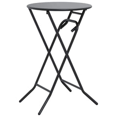 Garden Table 50 x 50 x 72 cm Metal Anthracite