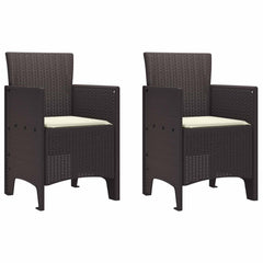 vidaXL Garden Chair Polypropylene 2 pcs