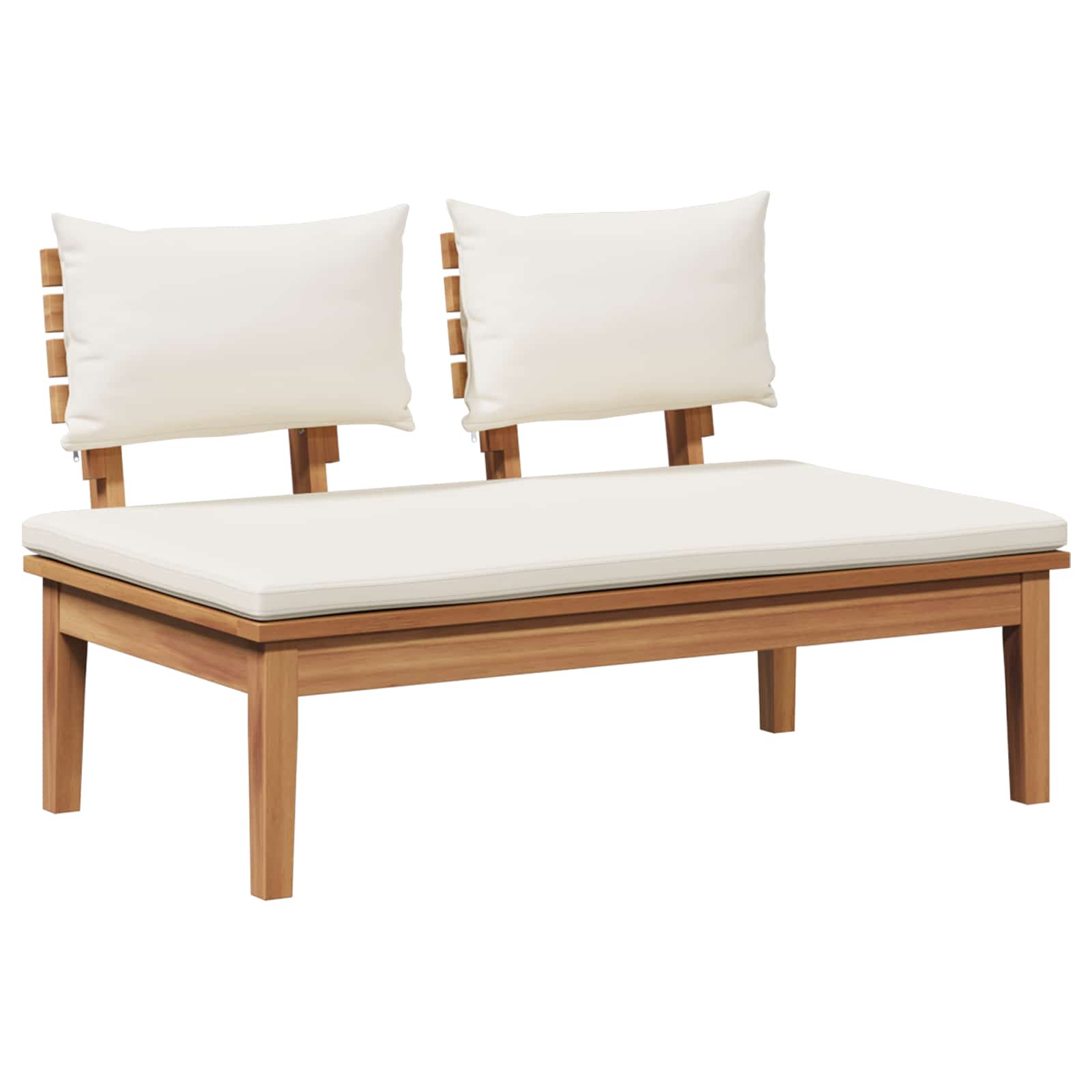 vidaXL Garden Sofa Set 5 pcs Brown and Cream 5