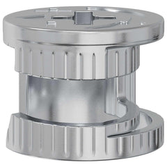 vidaXL Cam Lock Nuts 4000 pcs Silver Metal 3
