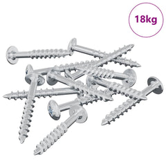 Screw Silver 9.8 x 35 mm Iron 18 kg (approx. 7792 pcs)