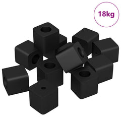 vidaXL Drawer Holder 6792 pcs Black 15 x 15 x 15mm PP Copolymer 2