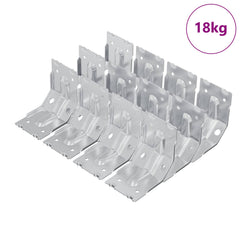 vidaXL Bracket 212 Zinc-coated 106 x 55 x 1.5mm Steel 2