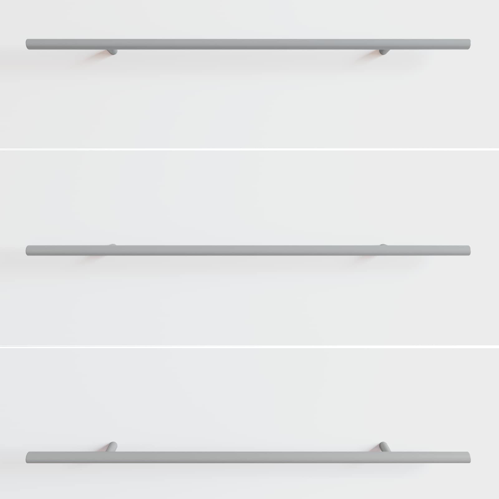 vidaXL Handle 12 pcs Silver 500 mm Steel 6