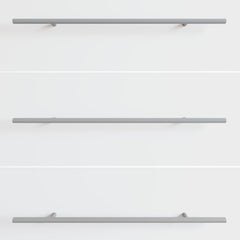 vidaXL Handle 12 pcs Silver 500 mm Steel 6