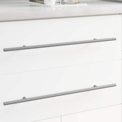 vidaXL Handle 12 pcs Silver 500 mm Steel 1