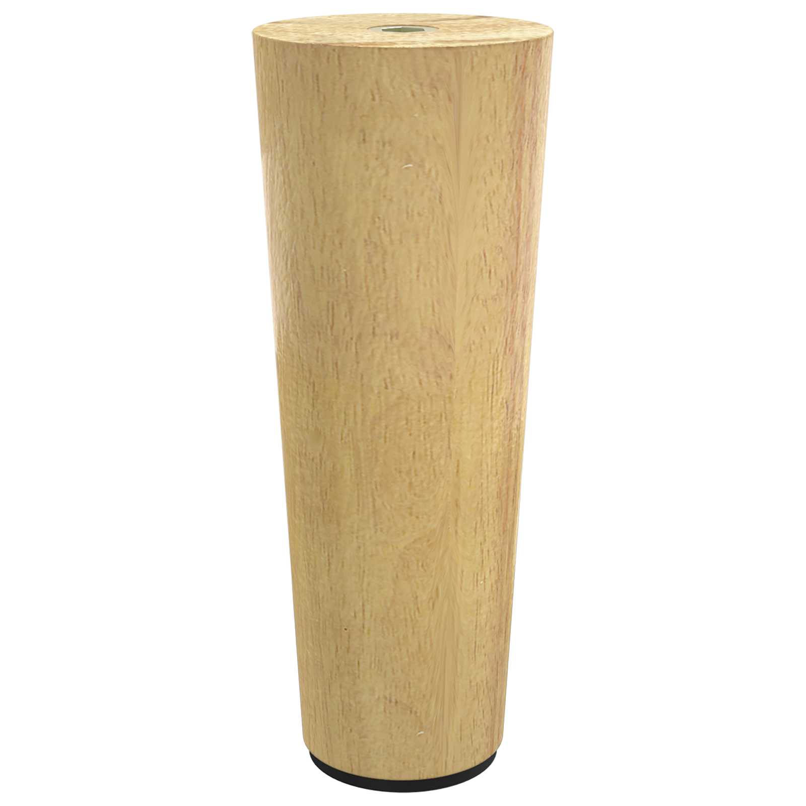 vidaXL Furniture Feet 12 pcs Brown Ø 44 x 100 mm Solid Eucalyptus Wood 6