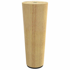 vidaXL Furniture Feet 12 pcs Brown Ø 44 x 100 mm Solid Eucalyptus Wood 4