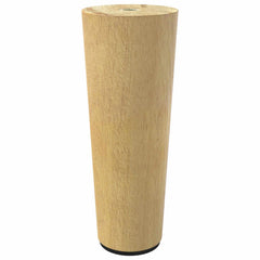 vidaXL Furniture Feet 12 pcs Brown Ø 44 x 100 mm Solid Eucalyptus Wood 5