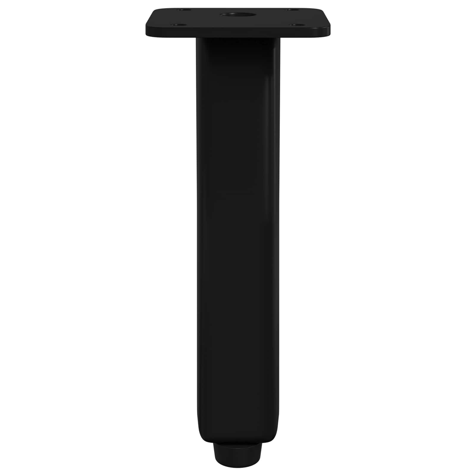 vidaXL Standing Feet 12 pcs Black 40 x 40 x 100 mm Iron 5
