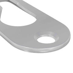 vidaXL Keyhole Hanger 3673 pcs Silver 45 x 16 x 3.5 mm Iron 6