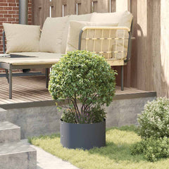 vidaXL Planter Ring Anthracite 30 x 30 x 20 cm Cold-rolled Steel 4