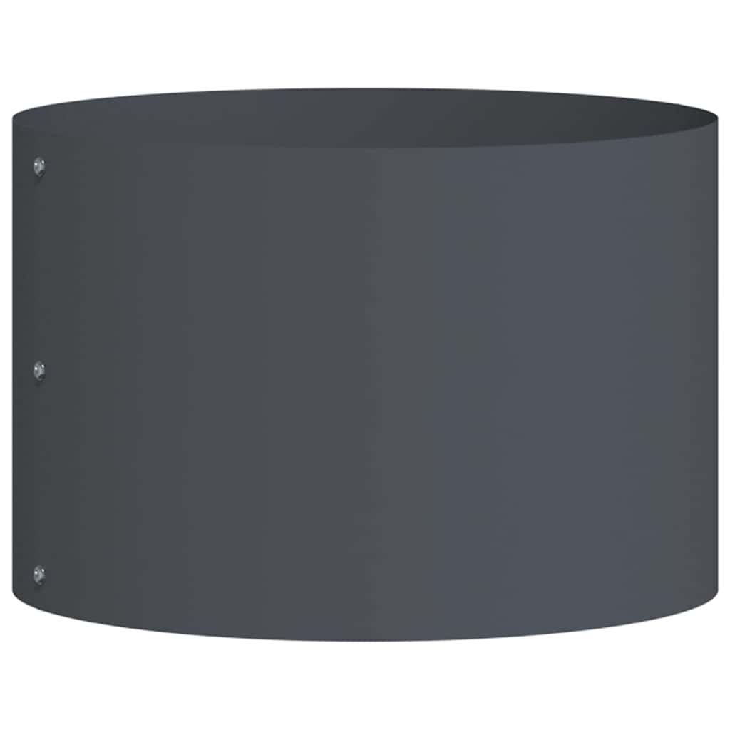 vidaXL Planter Ring Anthracite 30 x 30 x 20 cm Cold-rolled Steel 2