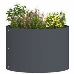 vidaXL Planter Ring Anthracite 30 x 30 x 20 cm Cold-rolled Steel 3